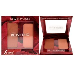 SORME TREATMENT COSMETICS NEW ROMANCE BLUSH DUO NET WT 3.5 g x 2 / 7g.